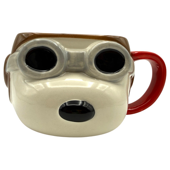 Funko Other - Snoopy Red Baron Mug Funko 2016 Peanuts Coffee Tea 3D Dog Face Aviator Goggles